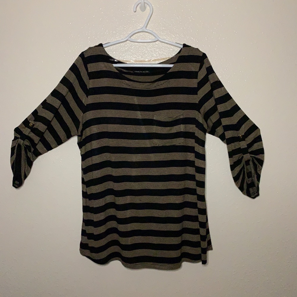 Cable & Guage 3/4 shirt